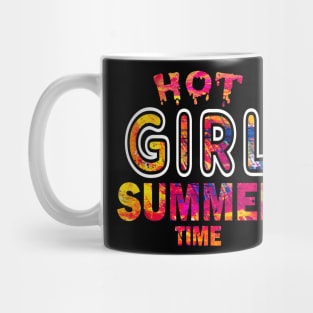 Hot Girl Summer Time Funny Summer Vacation Shirts For Girl Mug